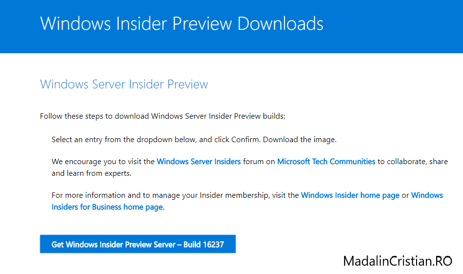 windows server insider