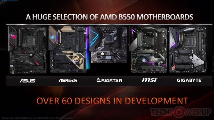 AMD B550 motherboards
