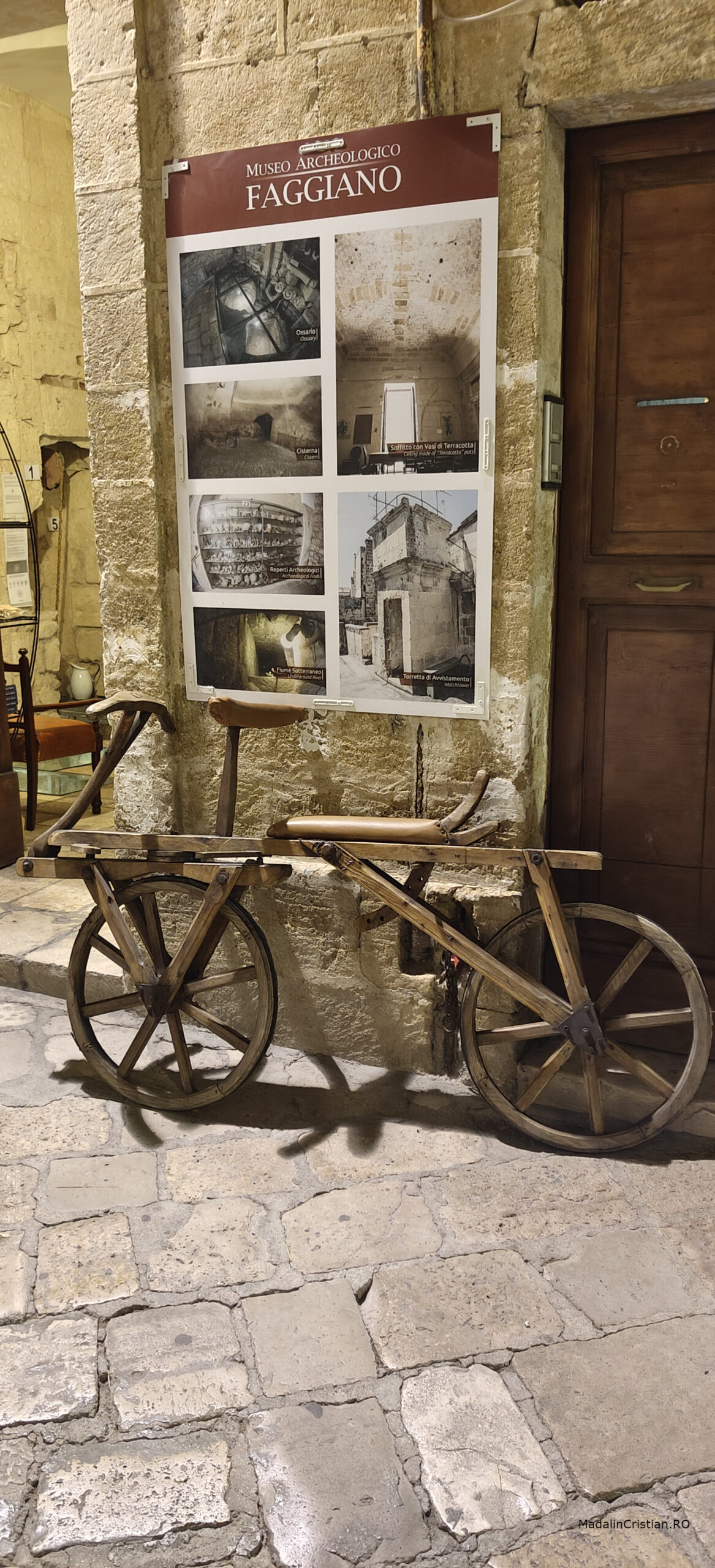 bicicleta de lemn Lecce
