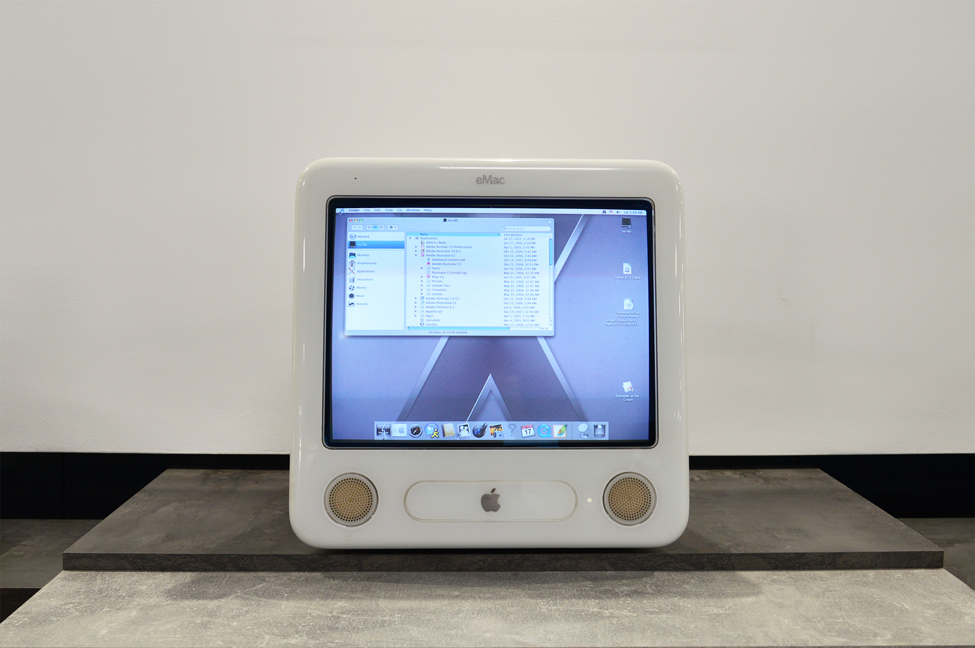 eMac front view