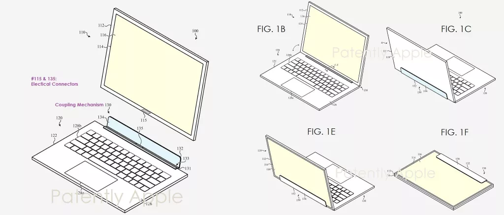 Apple Surface Book patent