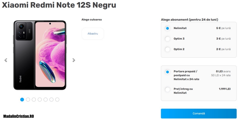 Redmi Note 12S în oferta VoLTE și VoWiFi a DIGI.Mobil