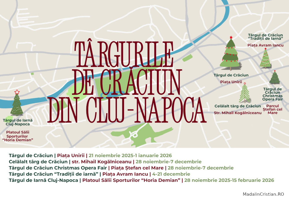 Am vizitat cele 5 Târguri de Crăciun de la Cluj